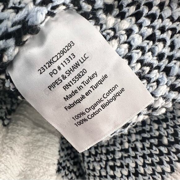 Veronica Beard Lavigne Sweater Jacket Size Large in Blue/White/Black Cotton XS - Picture 11 of 11